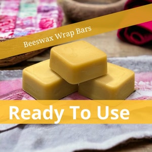 DIY Beeswax Food Wrap Bars | Ready to Use Make Your Own Wraps Beeswax Rosin Jojoba All in One