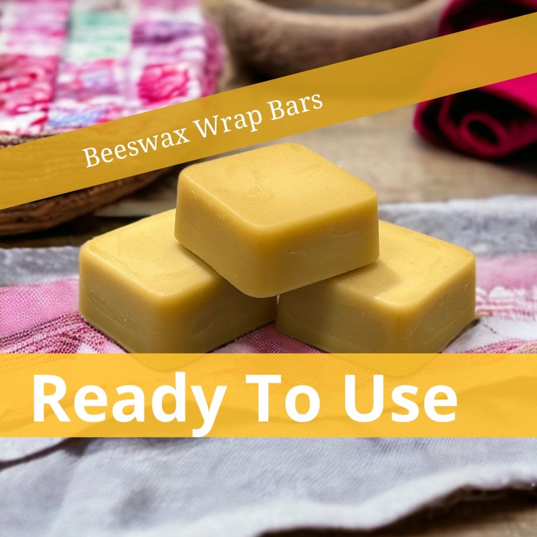 DIY Beeswax Food Wrap Bars | Ready to Use Make Your Own Wraps Beeswax Rosin Jojoba All in One