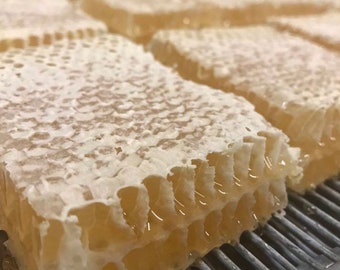 Raw Honey Comb Container 8-10 oz. Natures Gum Honeycomb All Natural
