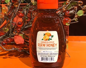 Orange Blossom Honey - Pure, Raw, All Natural