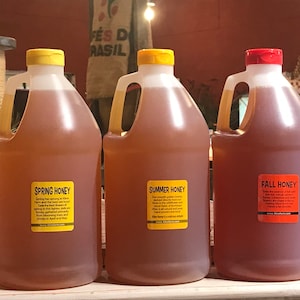 1/2 gallon, 6lbs Raw Honey Pure and Natural image 1