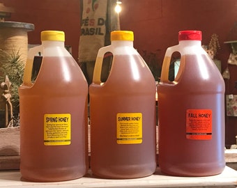1/2 gallon, 6lbs Raw Honey -Pure and Natural