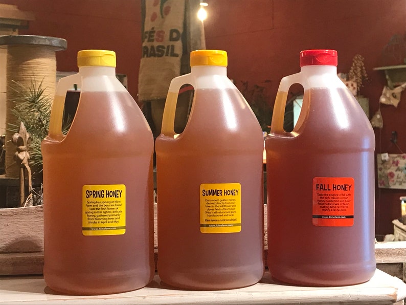 1/2 gallon, 6lbs Raw Honey Pure and Natural image 1