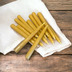 Beeswax Chime Candles set of 12 Ritual, Spell Candles