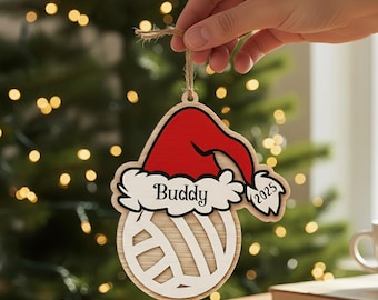 Personalized 3D Football Ornament, Football Ornament, Senior Night Football, Layered Wooden Sports Ornament, Team Sport Christmas 2025