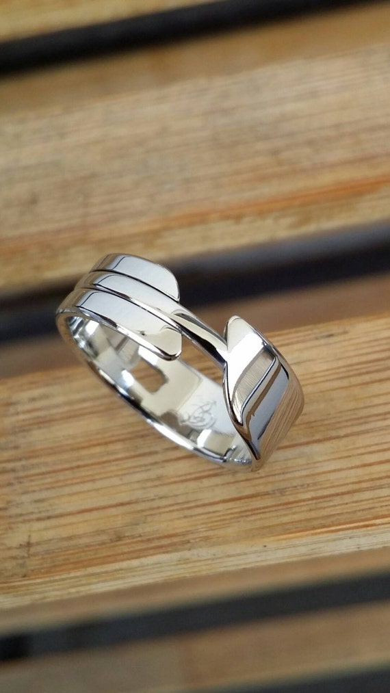 13.5 "OAK" womens handmade stainless steel ring (not casted) womens jewelry hypoallergenic rings