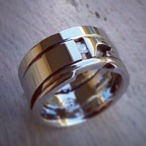 Custom requests completely handmade stainless steel rings not casted image 2