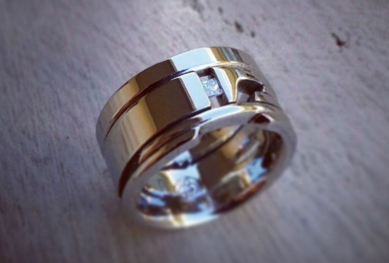 Custom requests completely handmade stainless steel rings not casted image 2