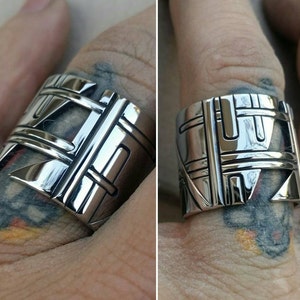 Custom requests completely handmade stainless steel rings not casted image 1