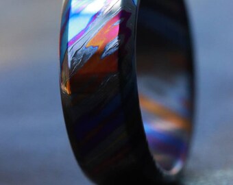 Timascus Ring - Etsy