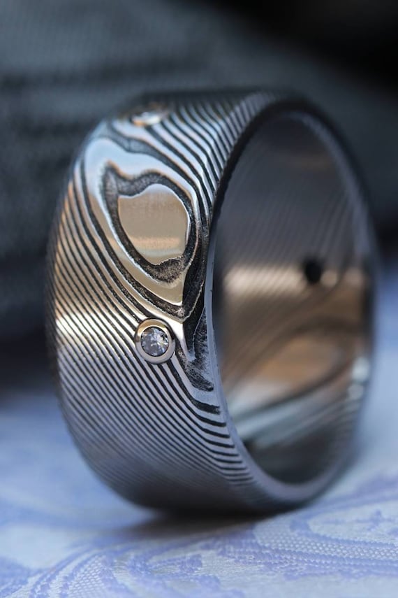 Damasteel ring sale
