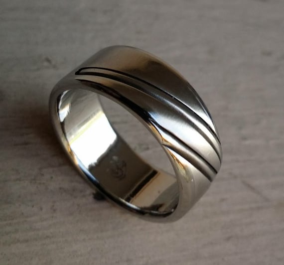 20 "DAPPER" handmade stainless steel ring (not casted)