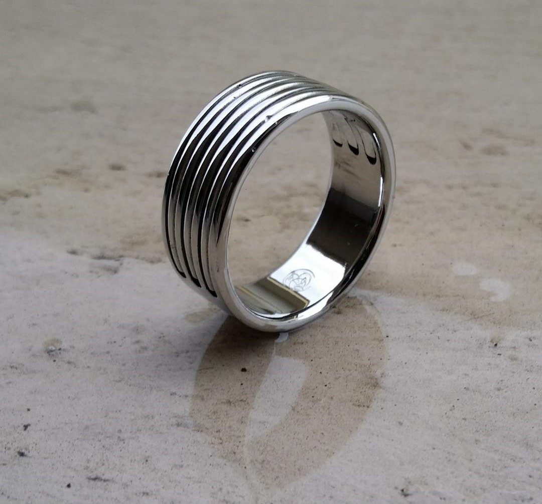 Women's stainless hotsell steel rings