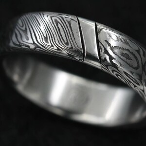 Damascus steel ring Stainless steel Damascus 6mm ring! Mens wedding band wedding ring, damascus ring, mens rings