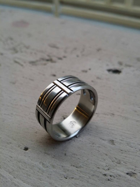 APPROXI2 handmade stainless steel ring (not casted) hypoallergenic