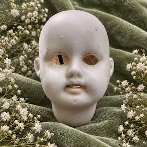 Antique German Bisque Doll Head – Limbach Excavation Find (2.6" Marked), H48