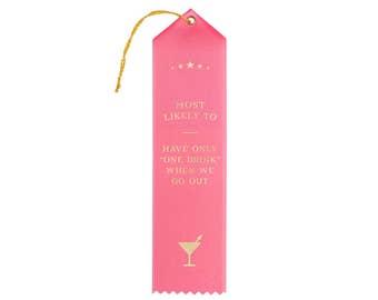 Girls Night Out award ribbon. Funny award ribbon. Adult prize ribbon.