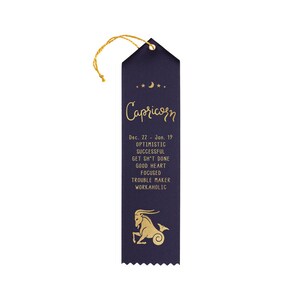 CAPRICORN Geburtstag Award Band. Sternzeichen Geburtstagsgeschenk. Sternzeichen Geburtstagskarte. Lustige Erwachsene Auszeichnung Band. Erwachsene Preisband.