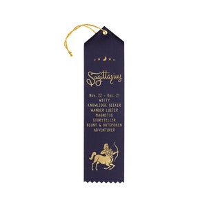 SAGITTARIUS Geburtstag Award Band. Sternzeichen Geburtstagsgeschenk. Sternzeichen Geburtstagskarte. Lustige Erwachsene Auszeichnung Band. Erwachsene Preisband.