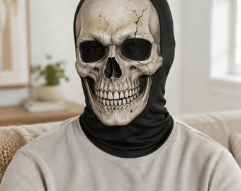 Custom Photo Face Balaclava Mask, Personalized Funny Prank Cosplay Hood, Adult Novelty Face Cover, Halloween Costume Gift