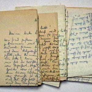 German Letters, 22 in all.  Circa Early 1950&#39;s, German Language