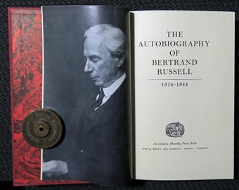 The Autobiography of Russell Bertrand, 1st American Edition, 1968