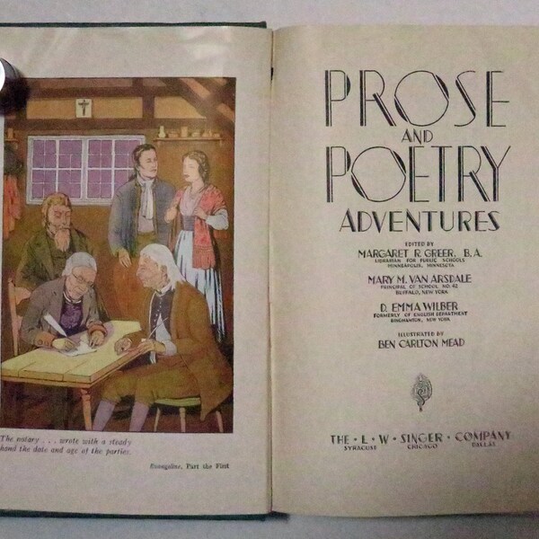 Prose and Poetry Adventures, edited by Multiple Editors, 1939