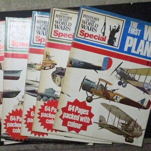 Purnell’s History of the World Wars, 5 Books, equipment