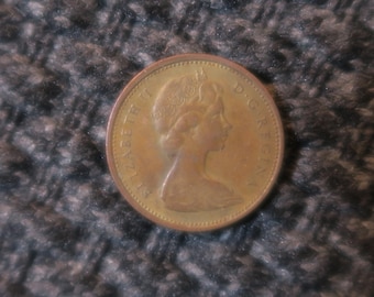 Canadian 1 Cent 1966