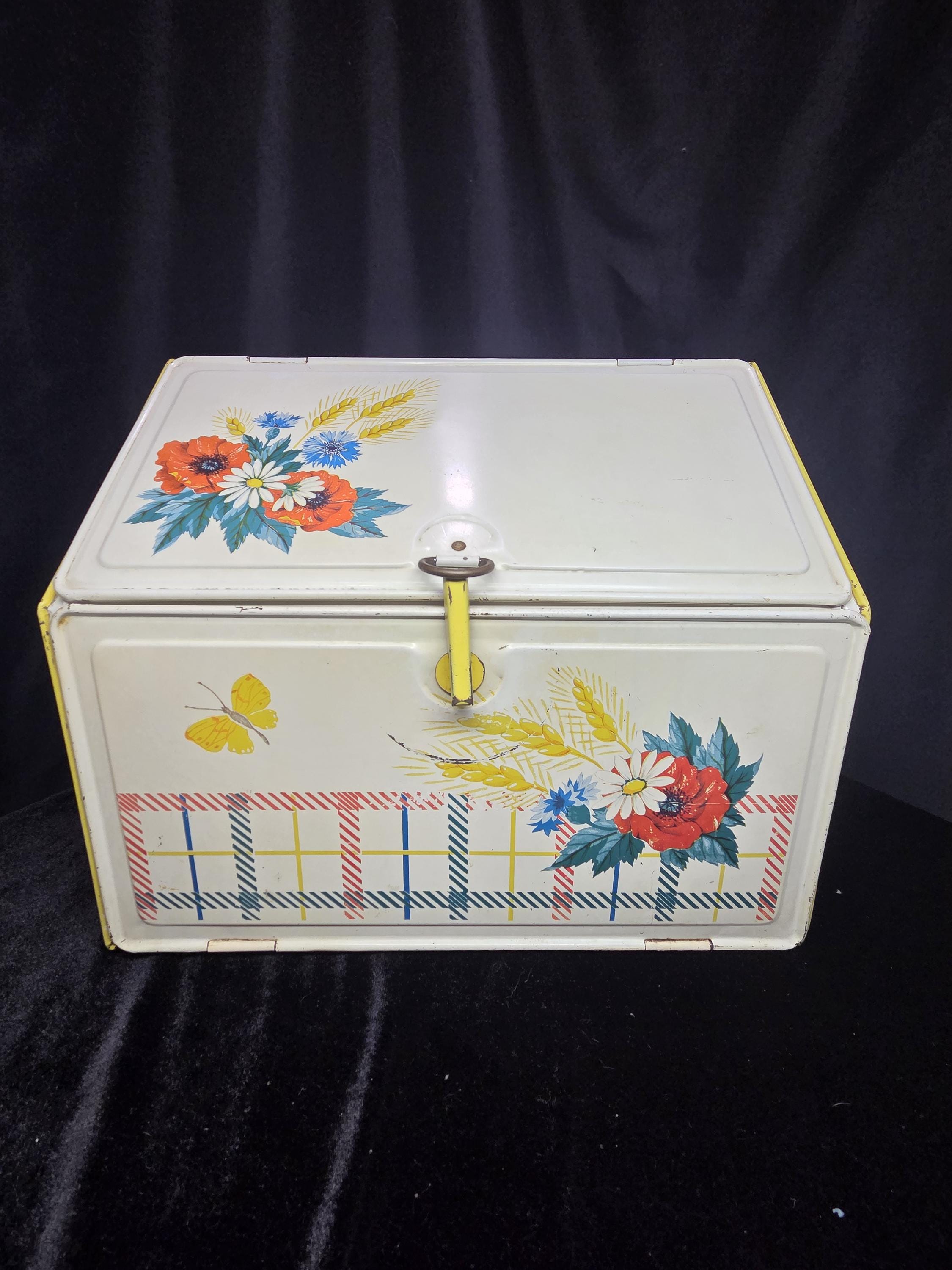 Metal White Breadbox - Etsy