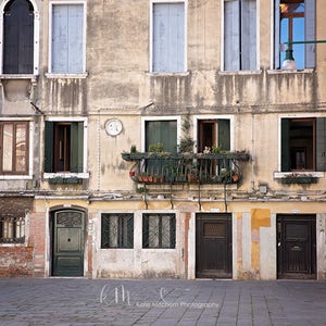 Digital backdrop from Venice, Italy street.