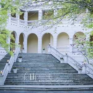 Digital Background of Staircase