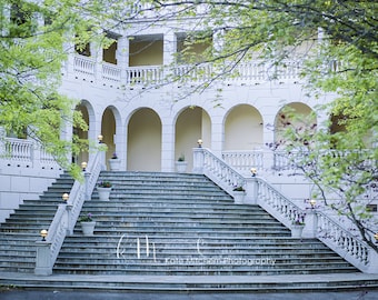 Digital Background of Staircase