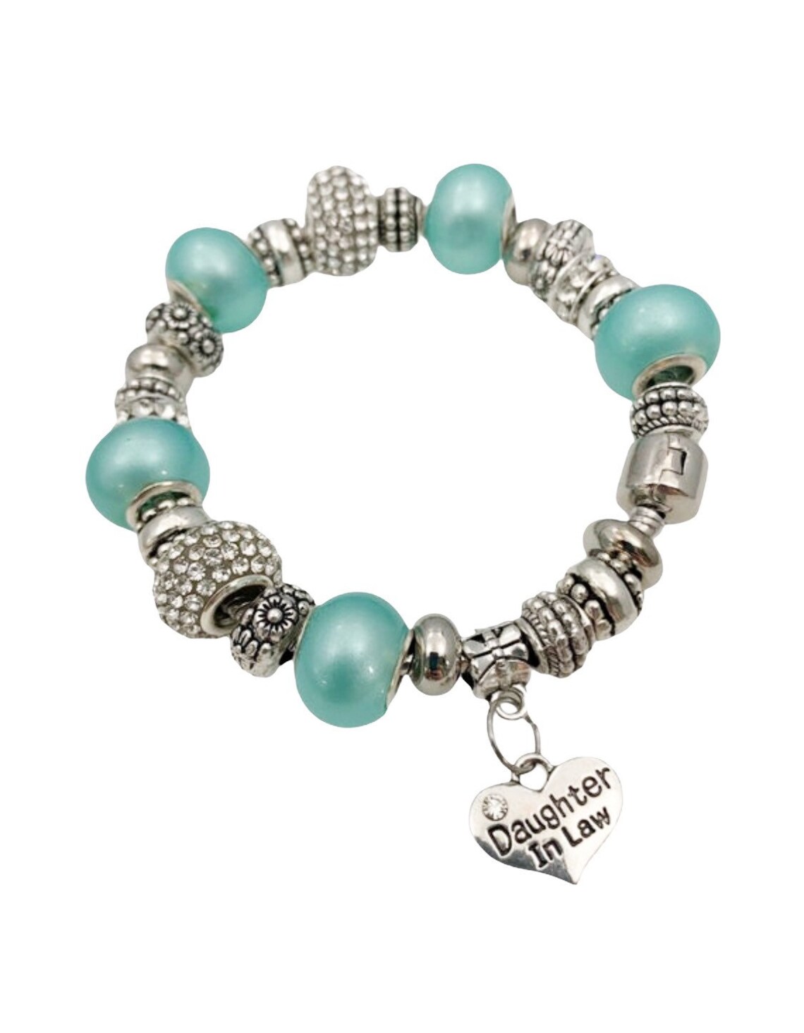 Daughter In Law Charm Bracelet Etsy