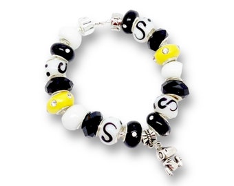 Charlie Brown Snoopy European Style Charm Bracelet