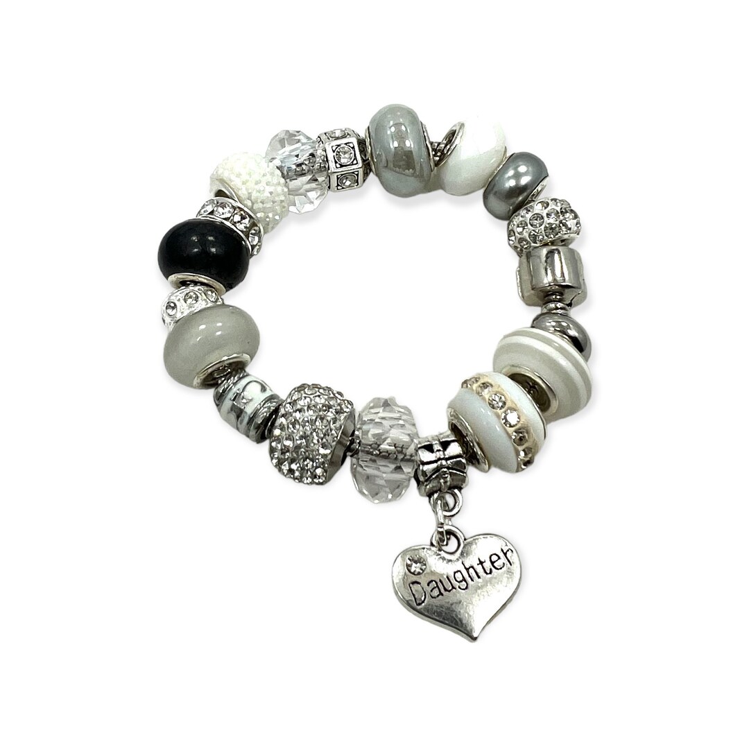 Daughter Charm Bracelet Etsy