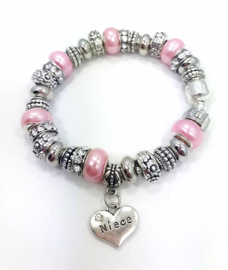 Niece Charm Bracelet Etsy