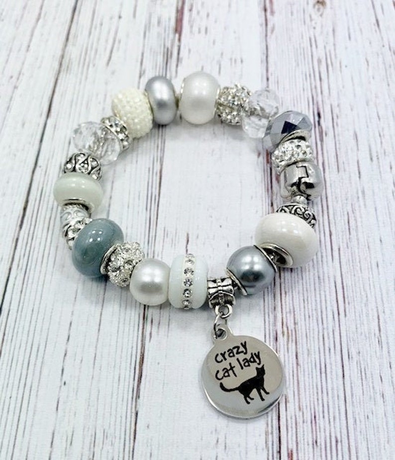 Crazy Cat Lady Charm bracelet image 4