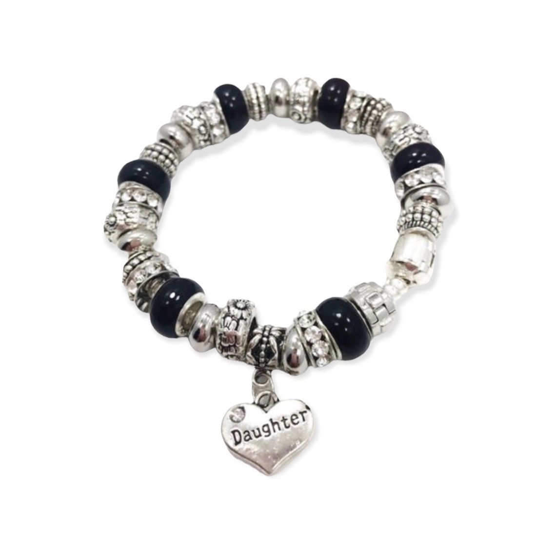 Daughter Charm Bracelet Etsy