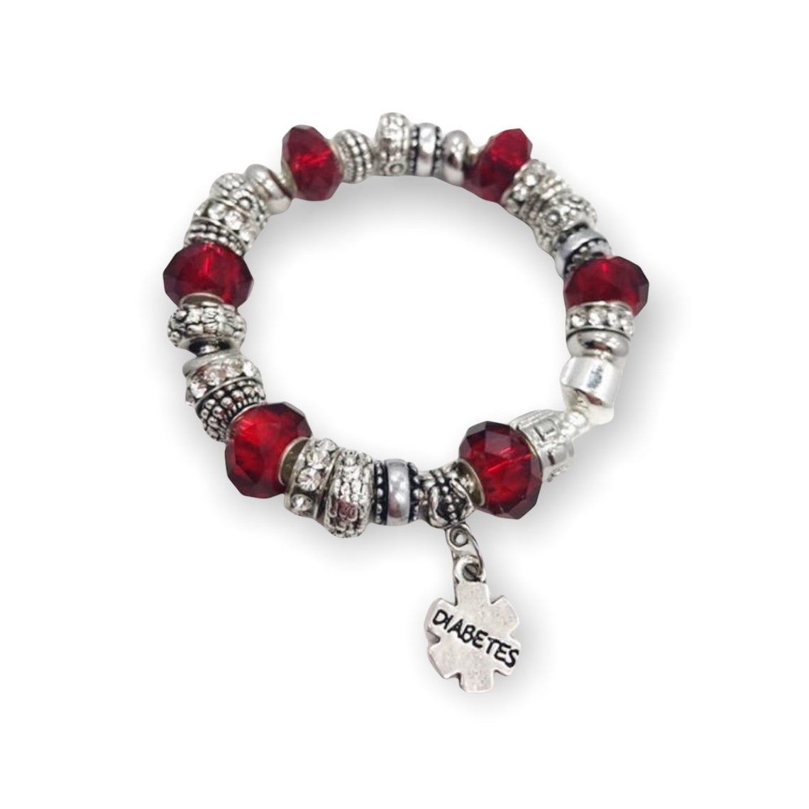 Diabetes Charm Bracelet Etsy