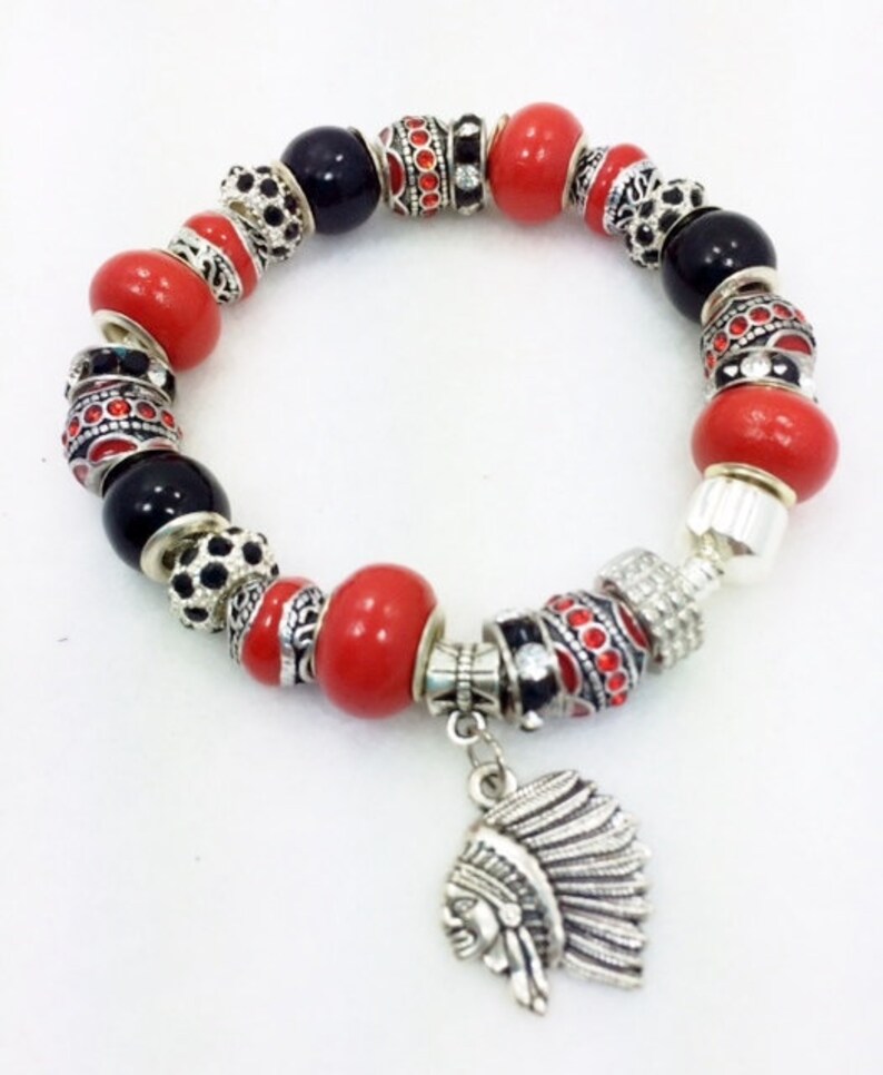 Indian European Style Charm Bracelet Etsy