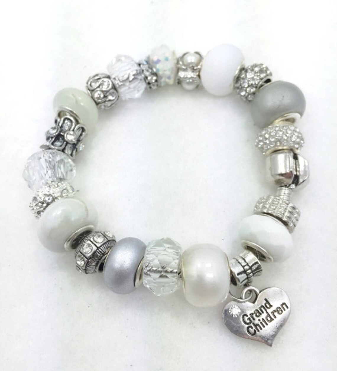 Grandchildren Charm Bracelet Etsy