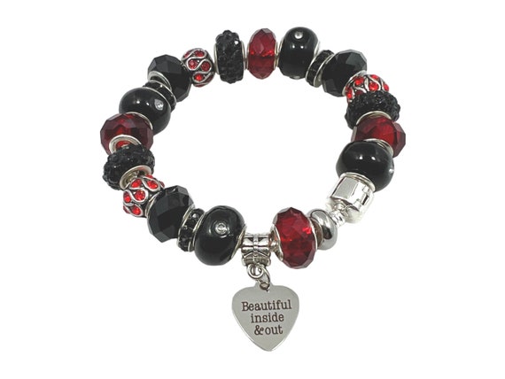Beautiful Inside and Out Charm Bracelet Etsy Norway