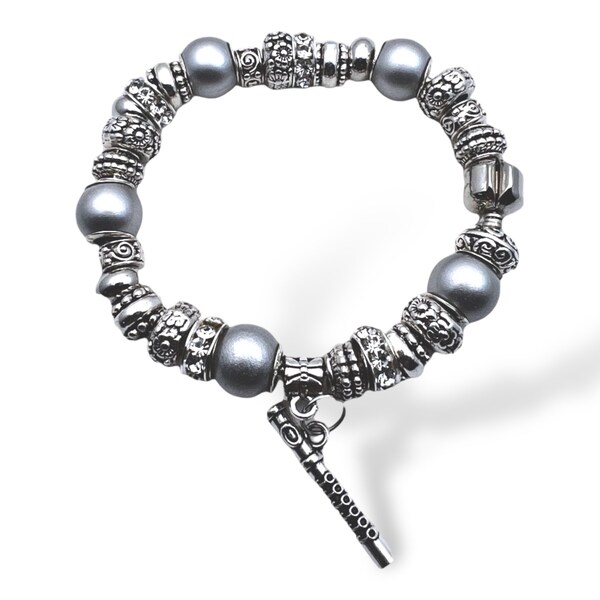 Flute Charm Bracelet