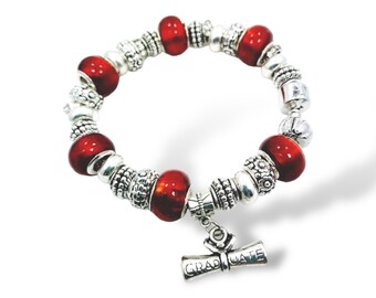 Graduation Charm Bracelet