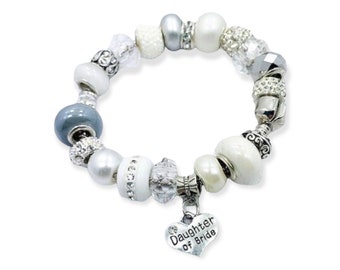 Daughter of the Bride Charm Bracelet