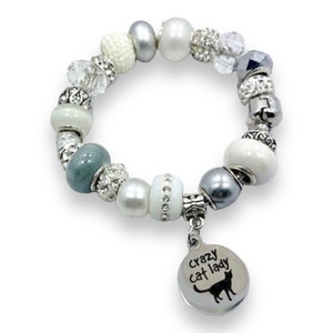 Crazy Cat Lady Charm bracelet image 1