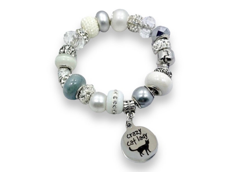 Crazy Cat Lady Charm bracelet image 1