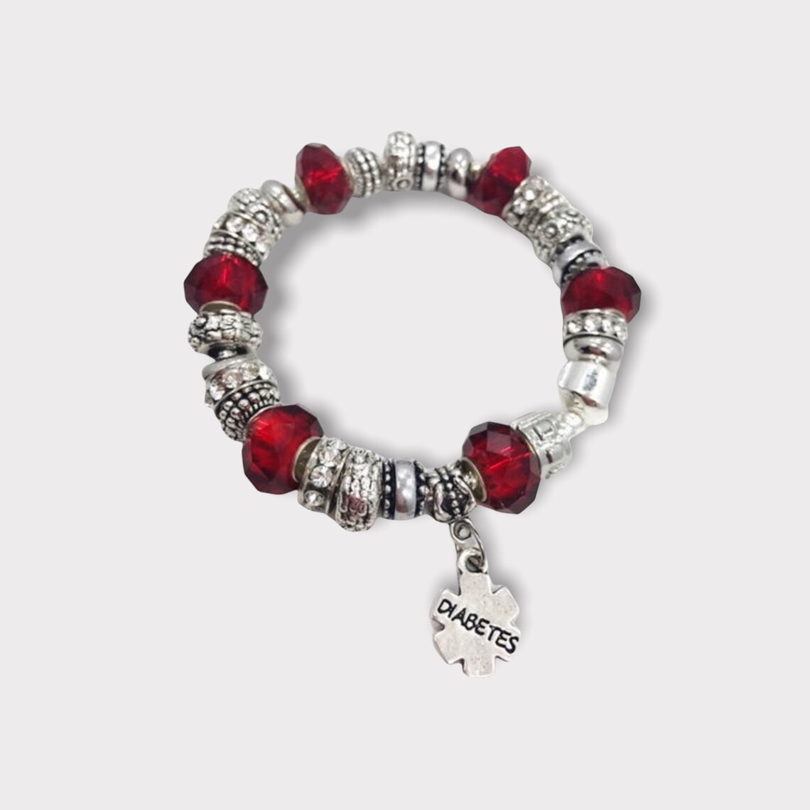 Diabetes Charm Bracelet Etsy
