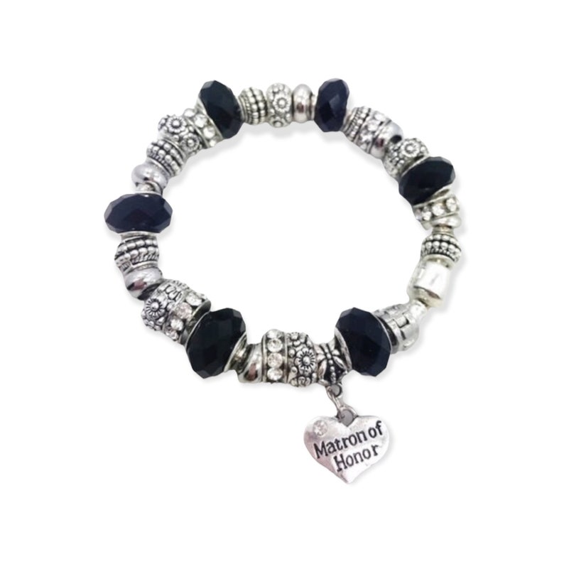 Matron of Honor Charm Bracelet image 1